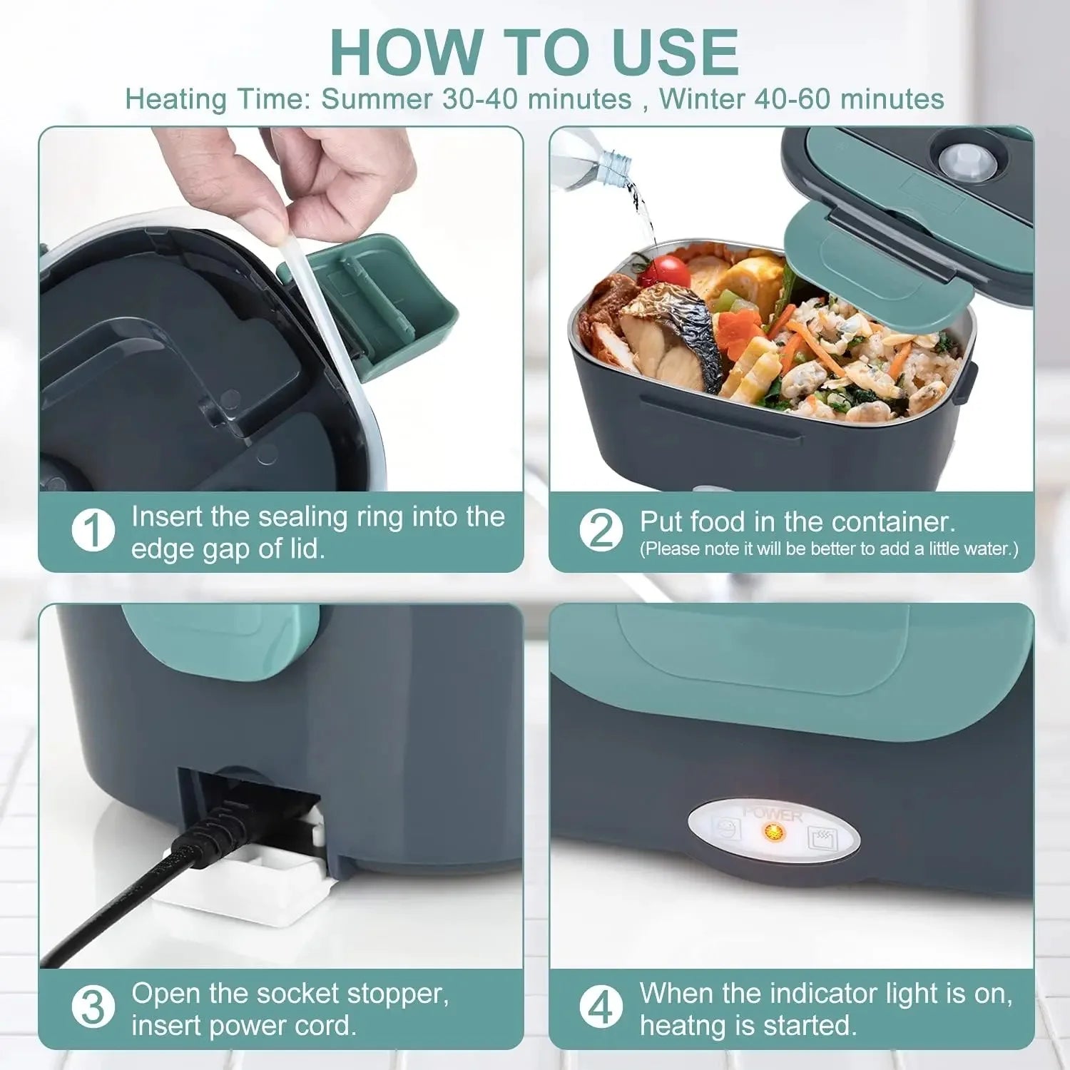 Electric Lunch Box Food Warmer